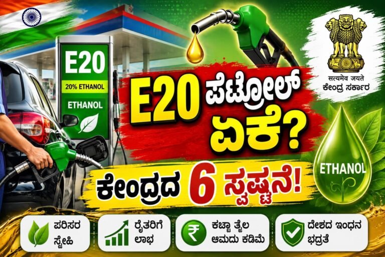 Why is E20 ethanol blending necessary