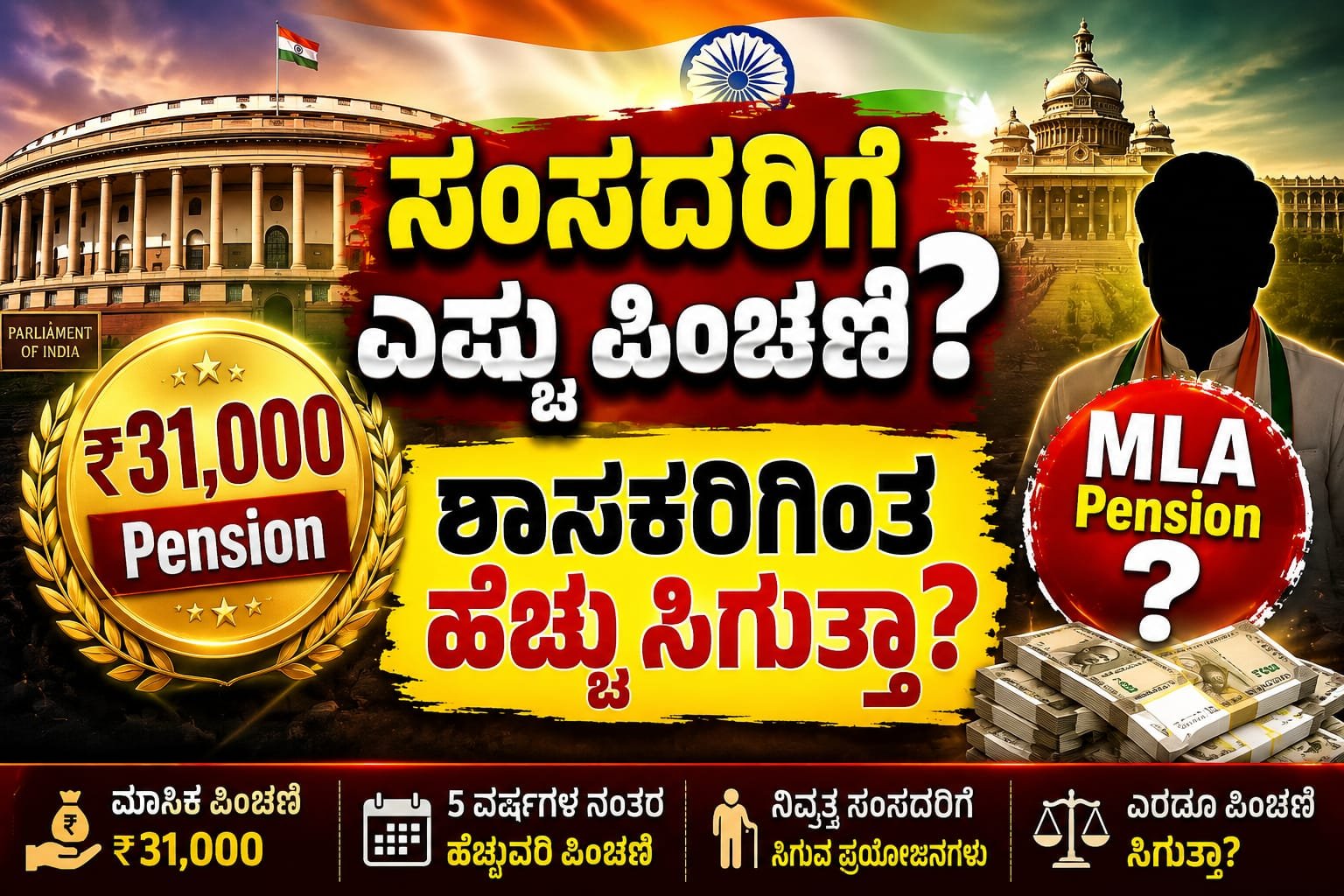 MP Vs MLA Pension