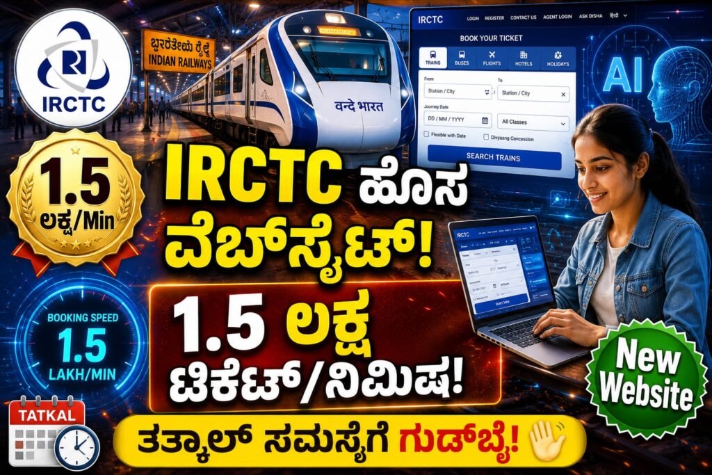 A female student's complaint led to the new IRCTC website.